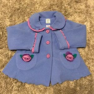 Mack & Co Purple Fleece Little girls coats